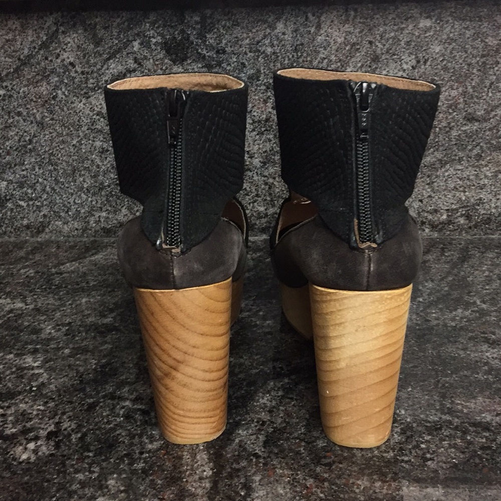 🔥Sale New Free People Horizon Clogs Black Leather - Picture 5 of 8